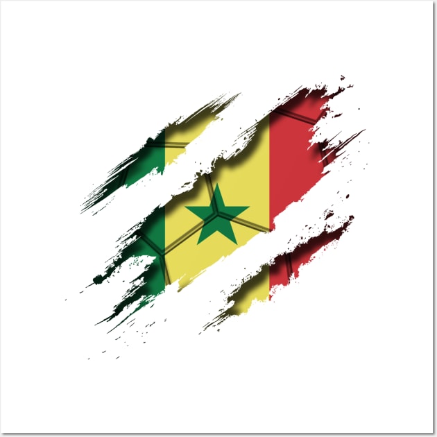 Senegal Football Wall Art by blackcheetah